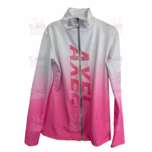 Chamarra Axel Blanco con Rosa Degradada