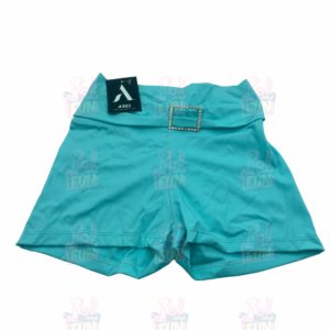 Short Axel Aquamarina con Hebilla